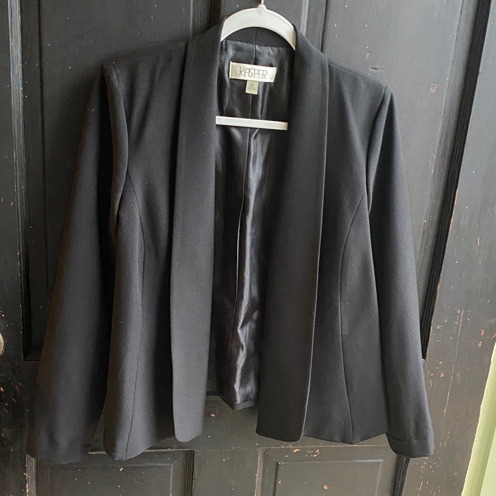 Kasper Women's Elegant Black Suit Jacket